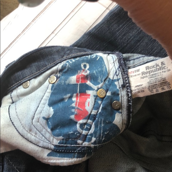 Rock & Republica blue jeans EUC - Picture 3 of 6